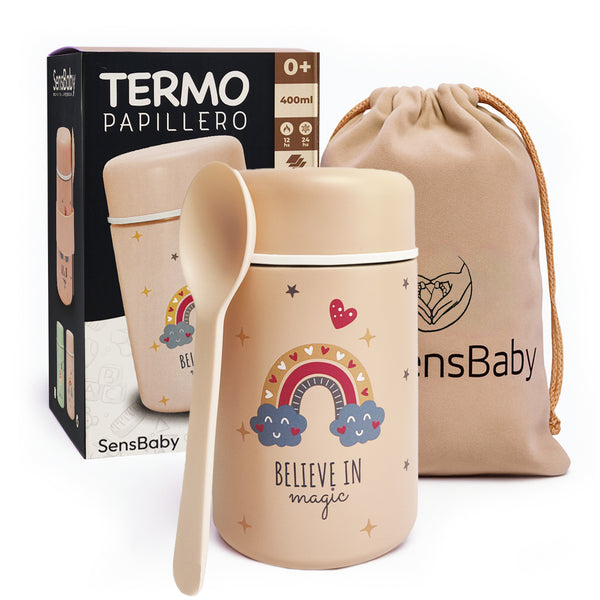 Termos comida bebe para papillas y sólidos, libre de BPA